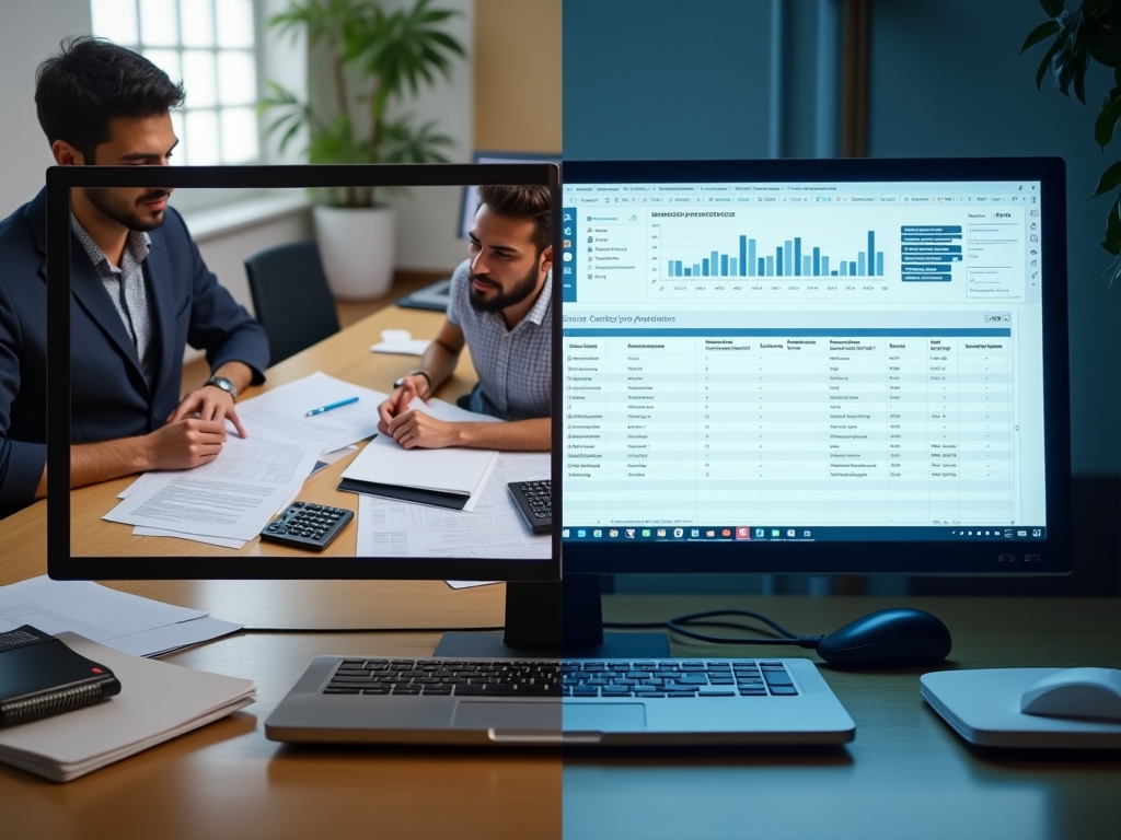 Сравнение процесса учета до и после автоматизации