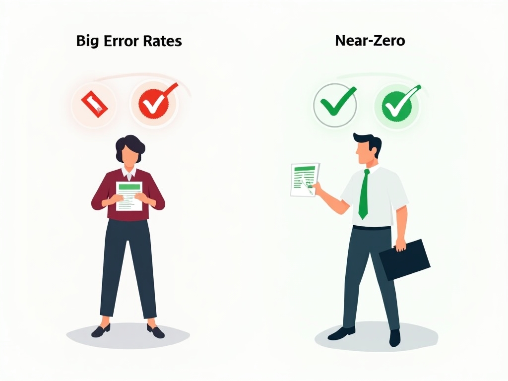 Сравнение скорости обработки документов до и после автоматизации